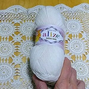 Alize classical unbrushed cotton/acrylic blend yarn
